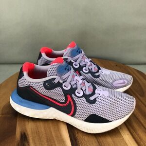 Nike Renew Run 2 Running Shoes Athletic Comfort Lightweight Purple Womens 6